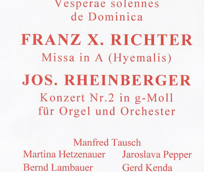 Orgelkonzert Herz-Jesu-Kirche, Juni 2014